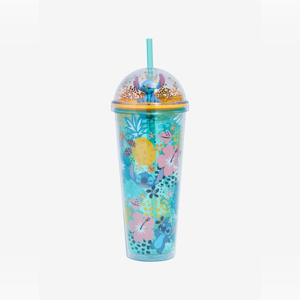 Disney Stitch Tropical Dome Acrylic Travel Cup